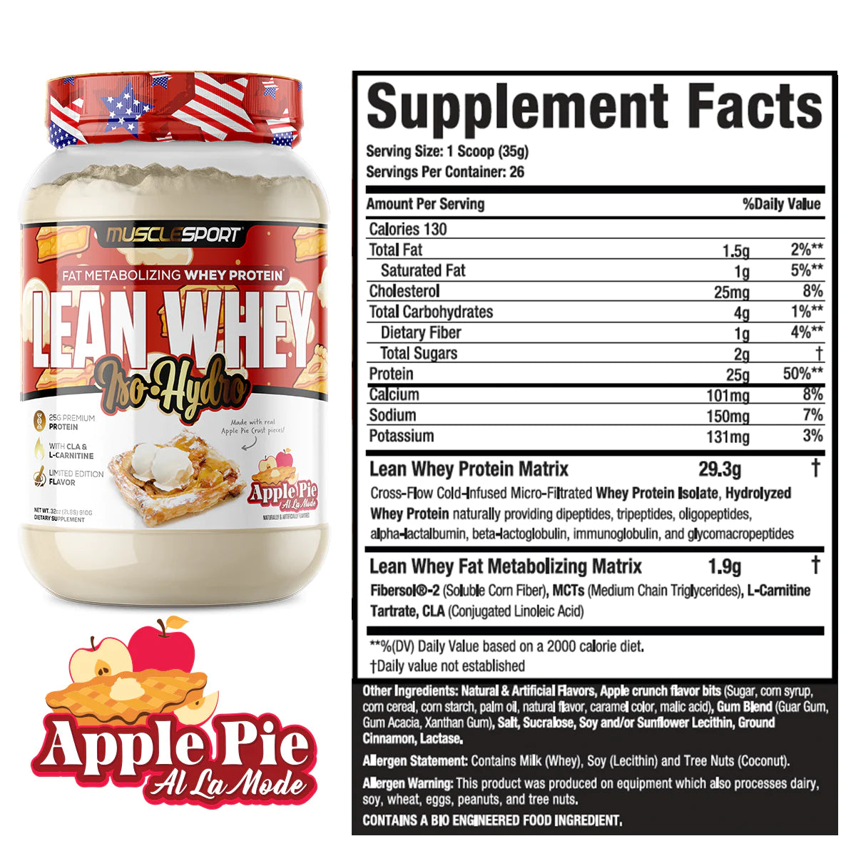 MUSCLE SPORT LEAN WHEY 2lb