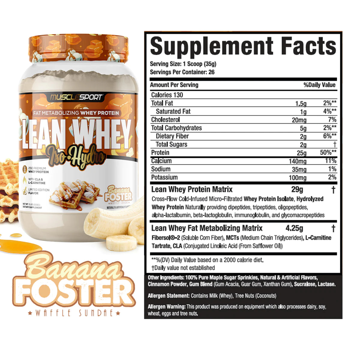 MUSCLE SPORT LEAN WHEY 2lb
