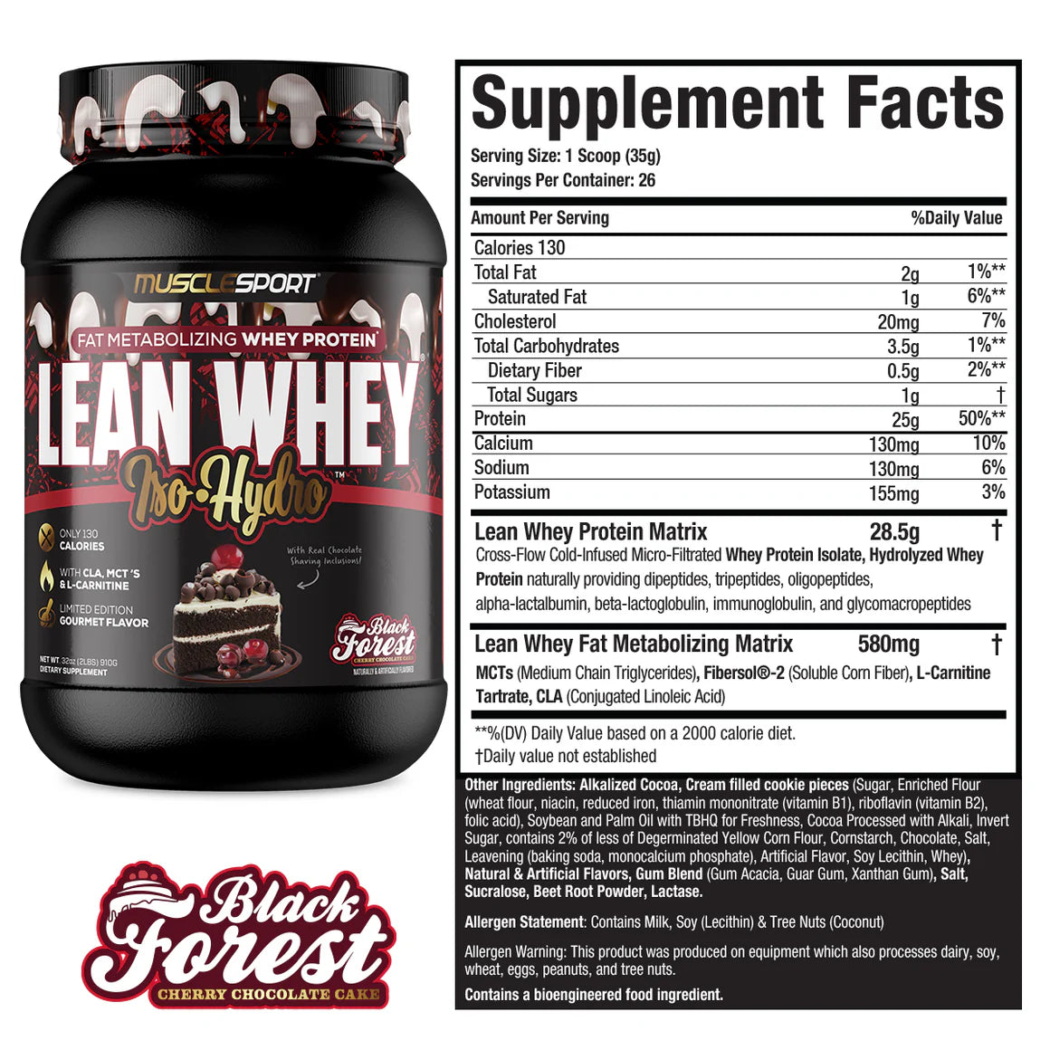 MUSCLE SPORT LEAN WHEY 2lb