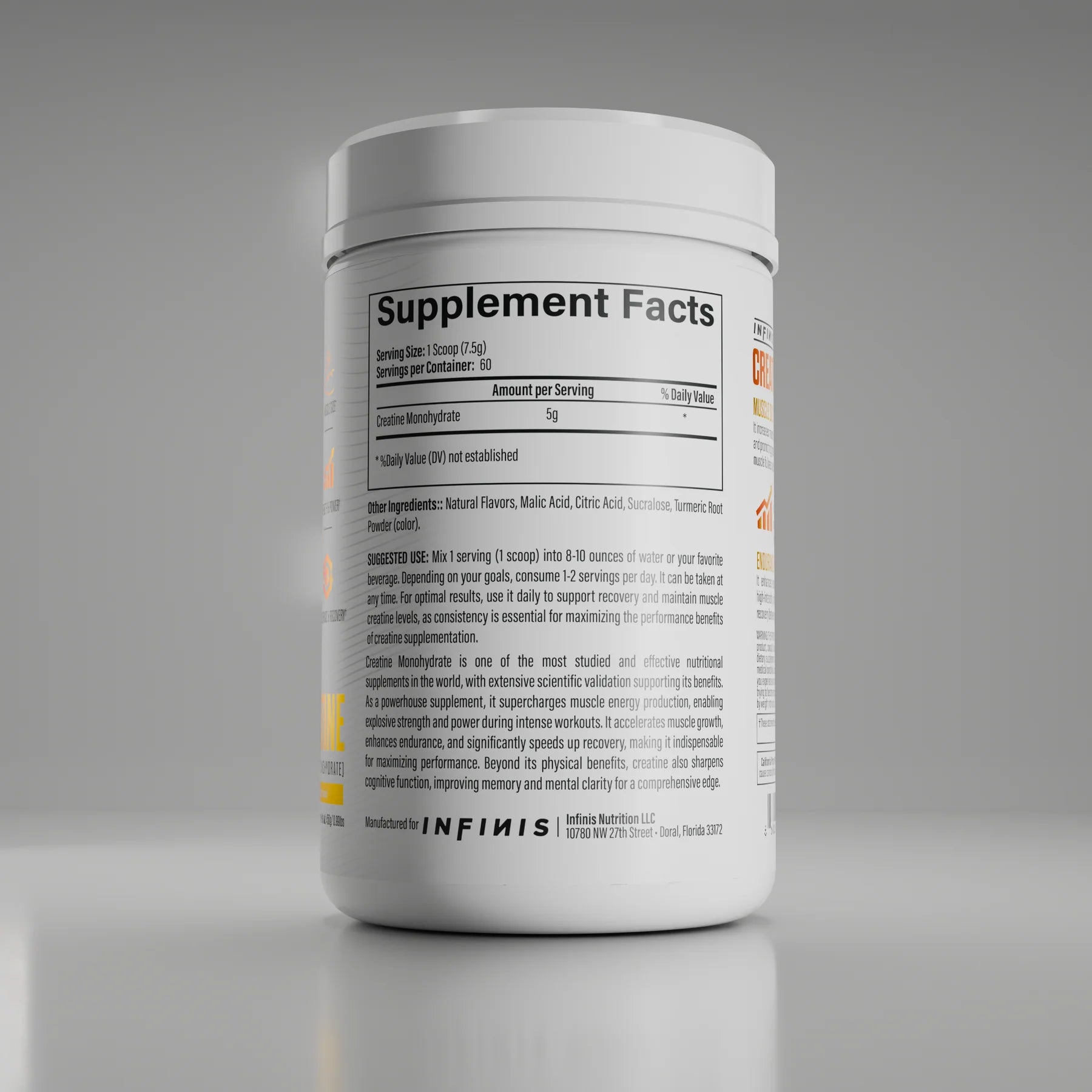 INFINIS CREATINE MONOHYDRATE - 60 srv