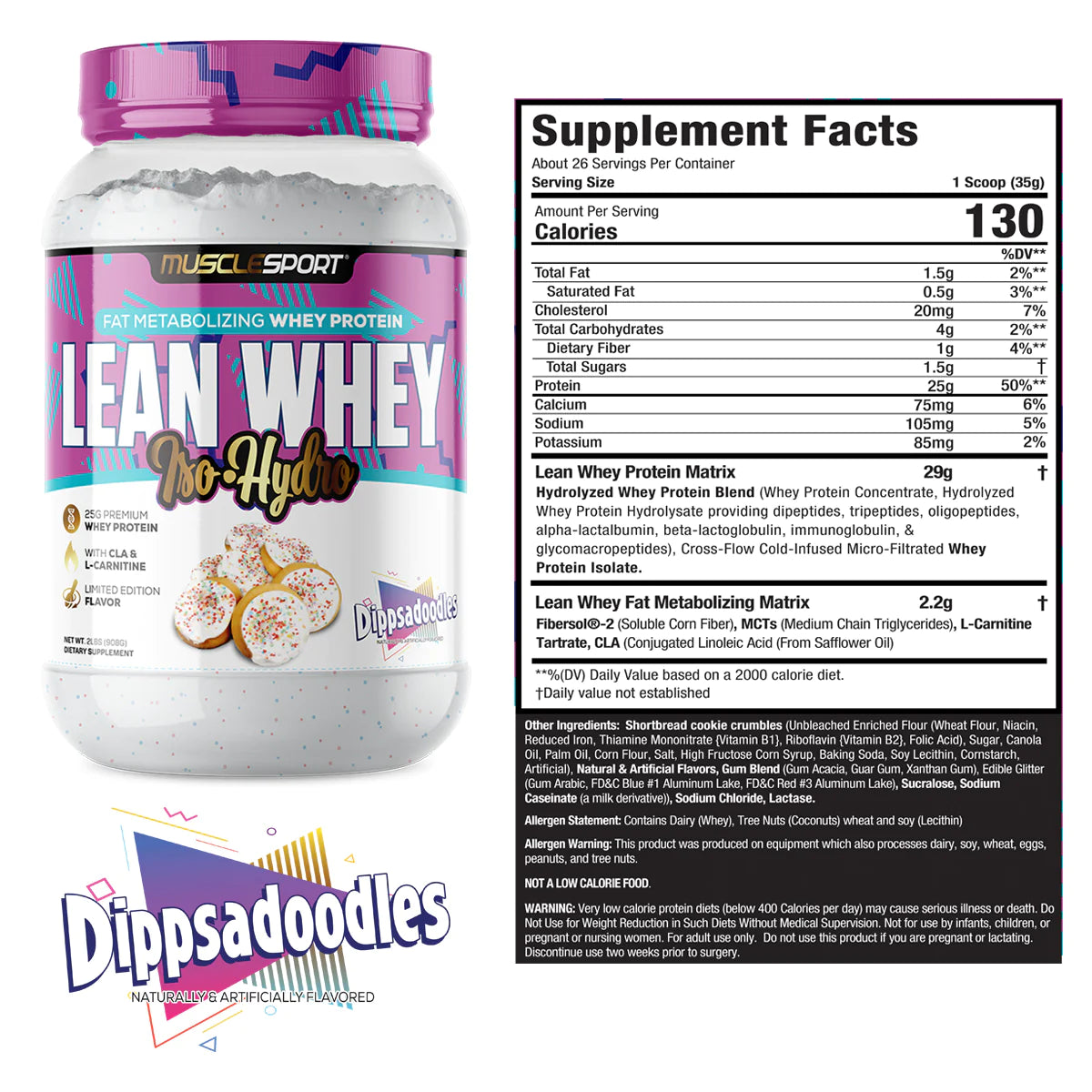 MUSCLE SPORT LEAN WHEY 2lb