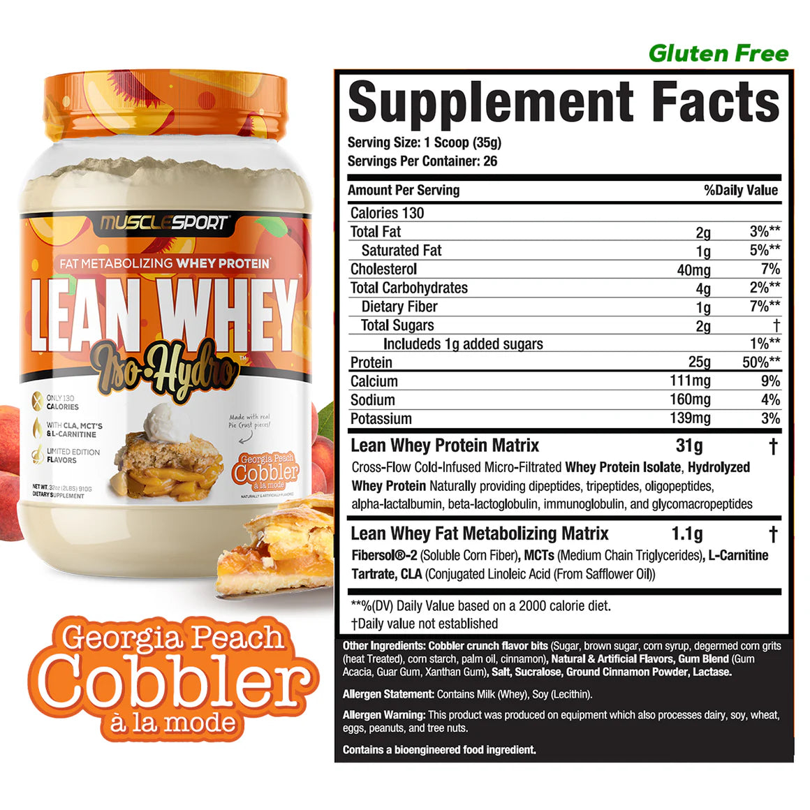 MUSCLE SPORT LEAN WHEY 2lb