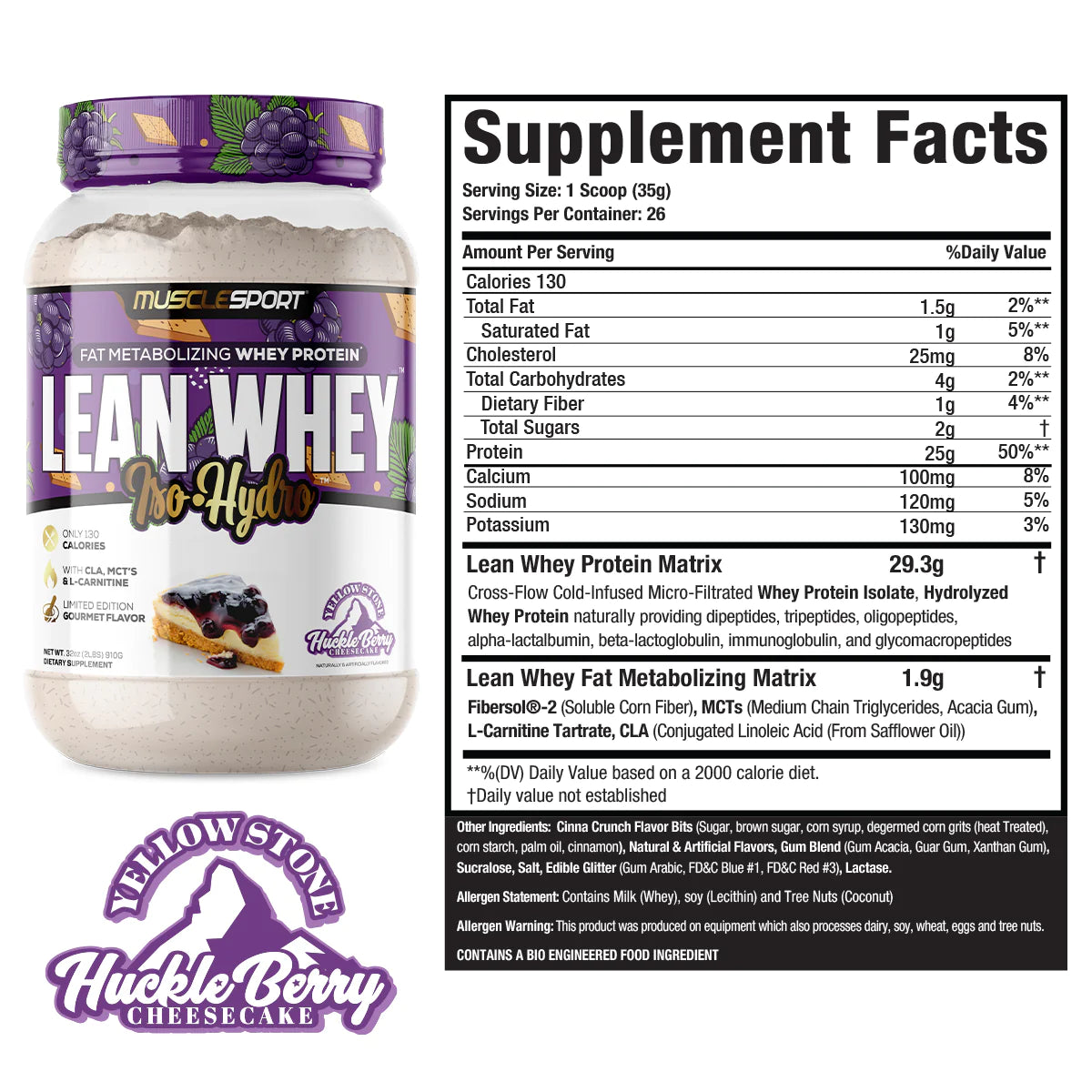 MUSCLE SPORT LEAN WHEY 2lb