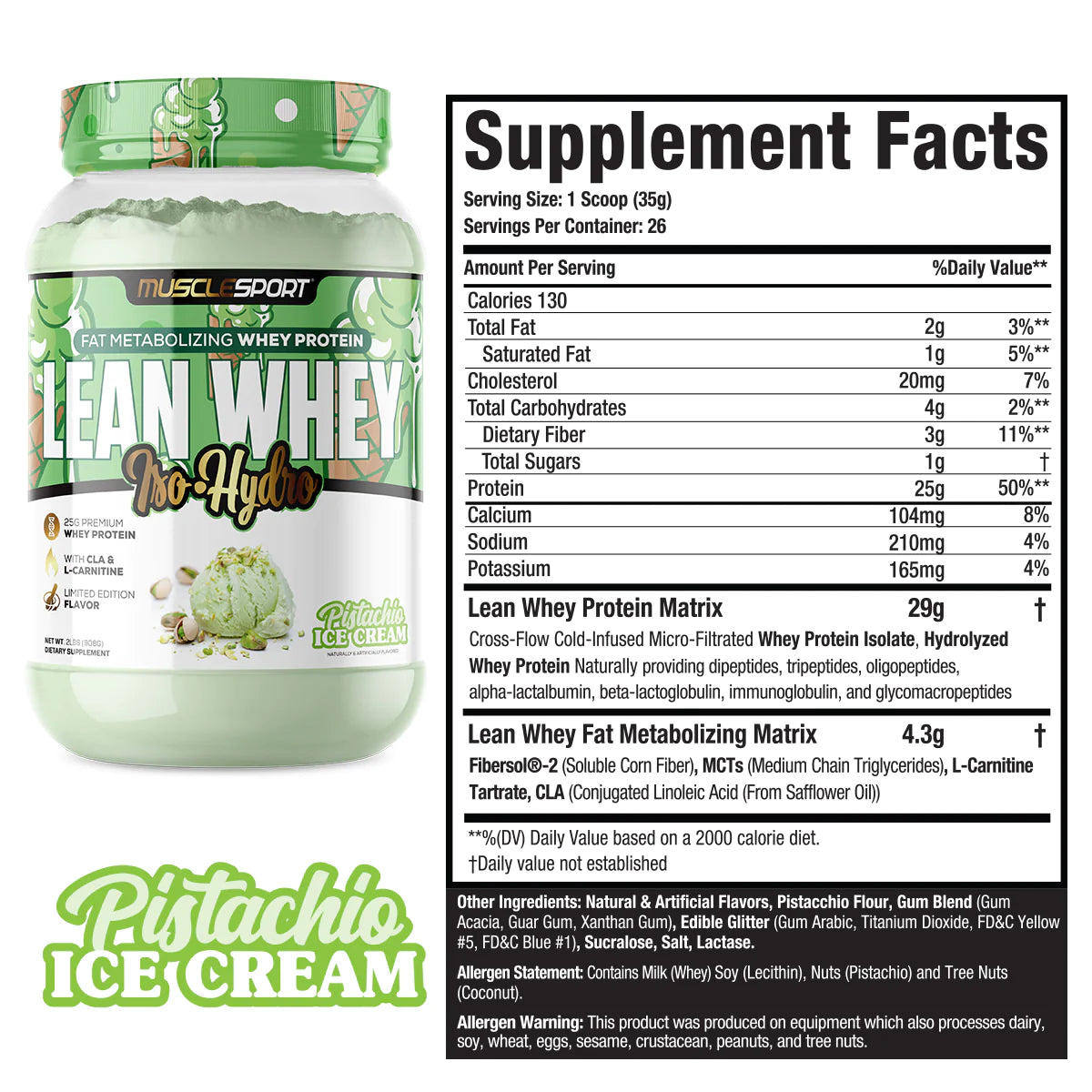 MUSCLE SPORT LEAN WHEY 2lb