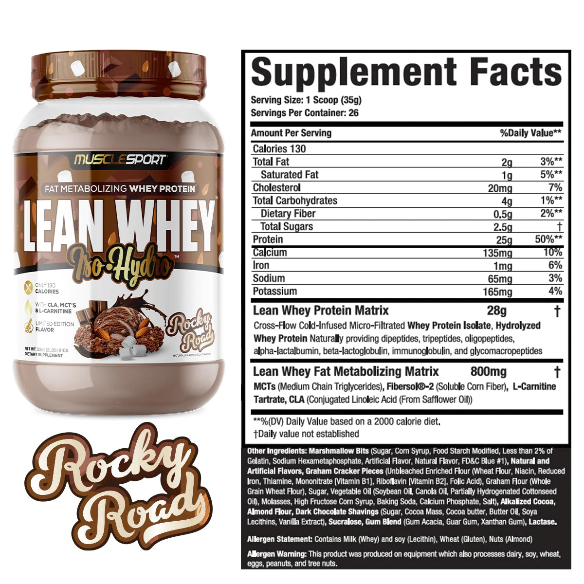 MUSCLE SPORT LEAN WHEY 2lb