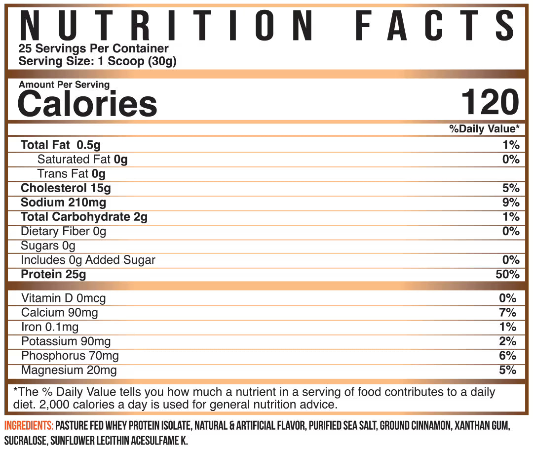 INSPIRED ISO - PF PASTURE FED ISOLATE