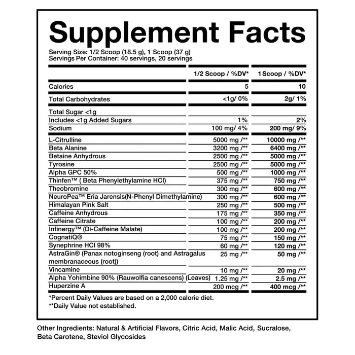 APOLLON Assassin - Ultimate Anarchy Pre-workout