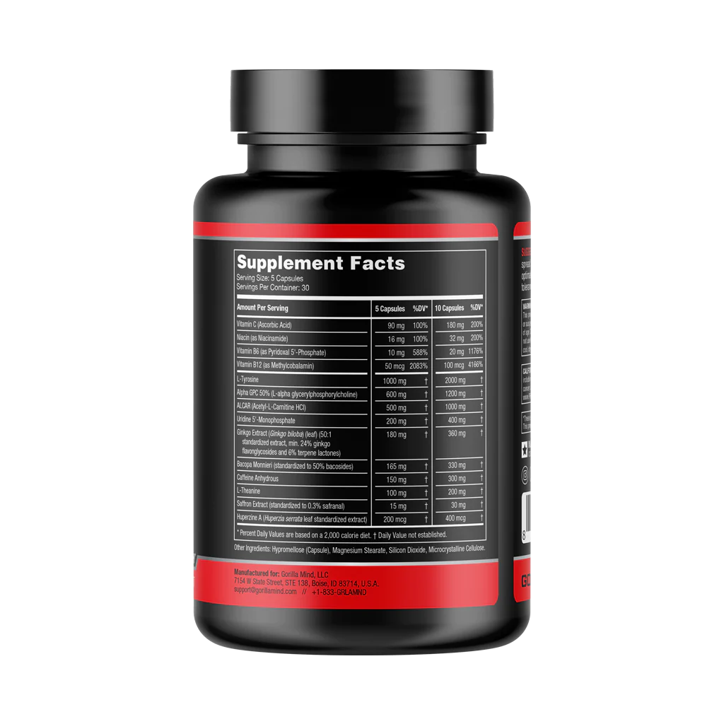 Gorilla Mind Nootropic Formula