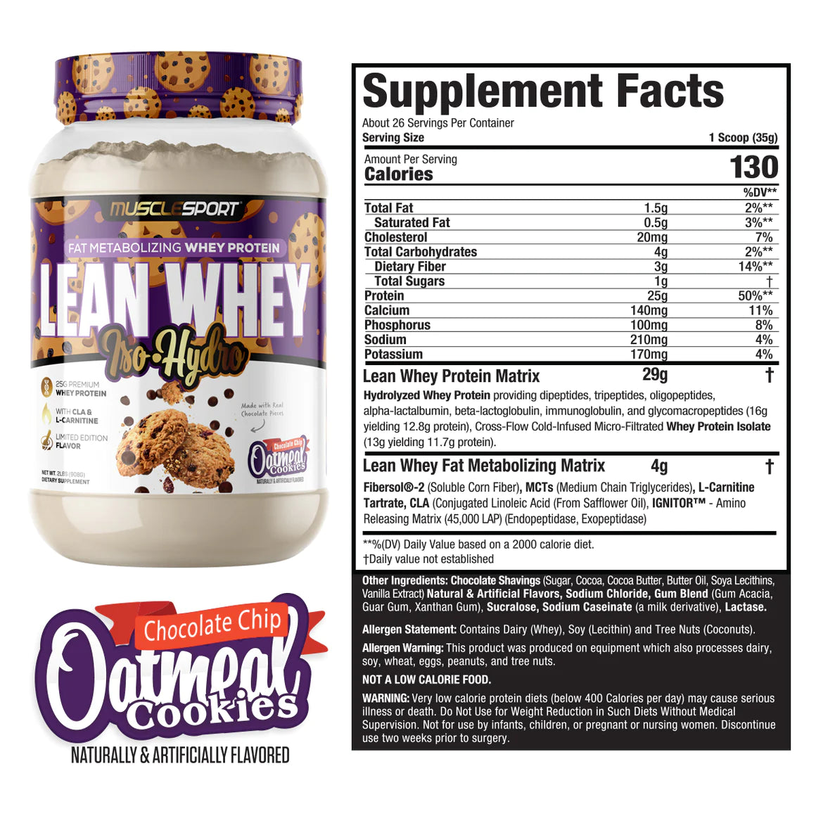 MUSCLE SPORT LEAN WHEY 2lb