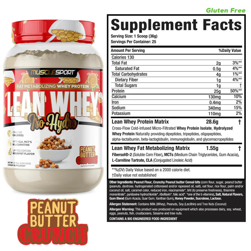 MUSCLE SPORT LEAN WHEY 2lb