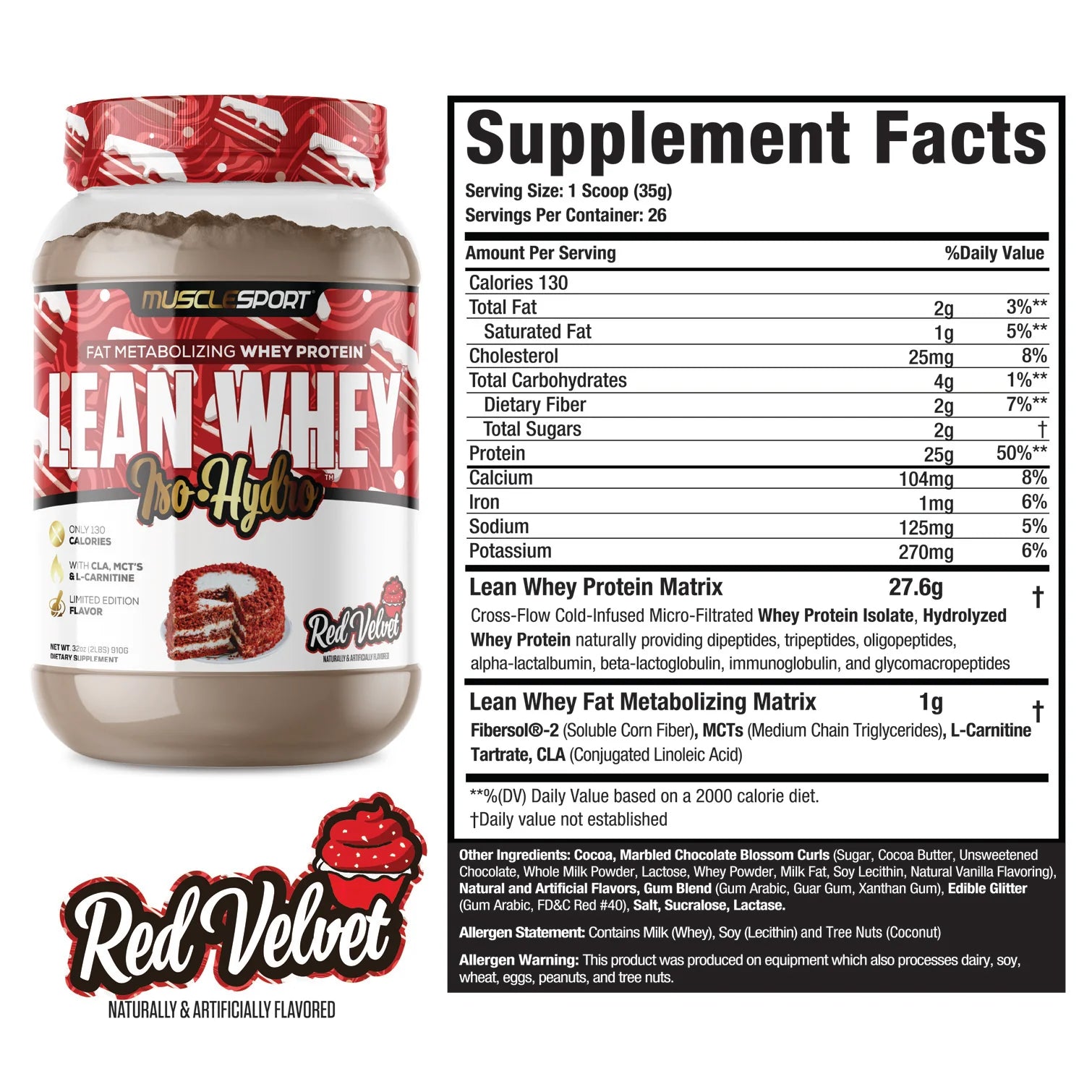 MUSCLE SPORT LEAN WHEY 2lb