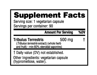 NUTRA BIO TRIBULUS TERRESTRIS