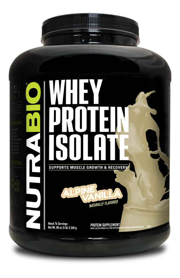 NUTRA BIO WHEY PROTEIN ISOLATE 5LB