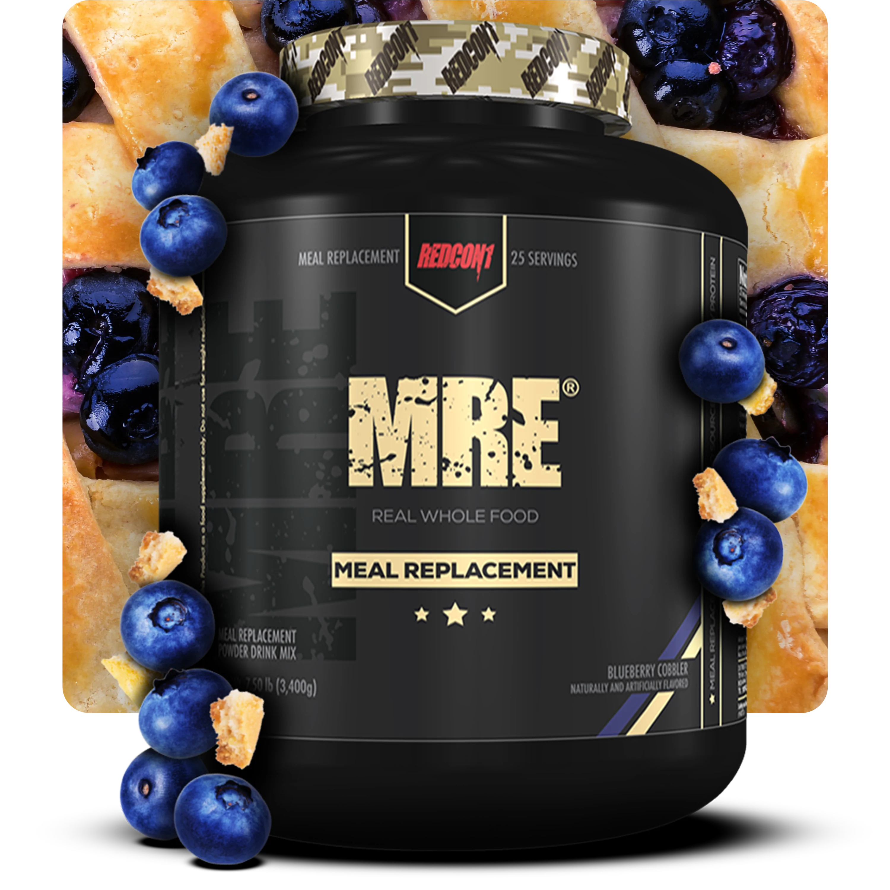 REDCON 1 MRE MEAL REPLACEMENT WHOLE FOOD PROTEIN - 7lb