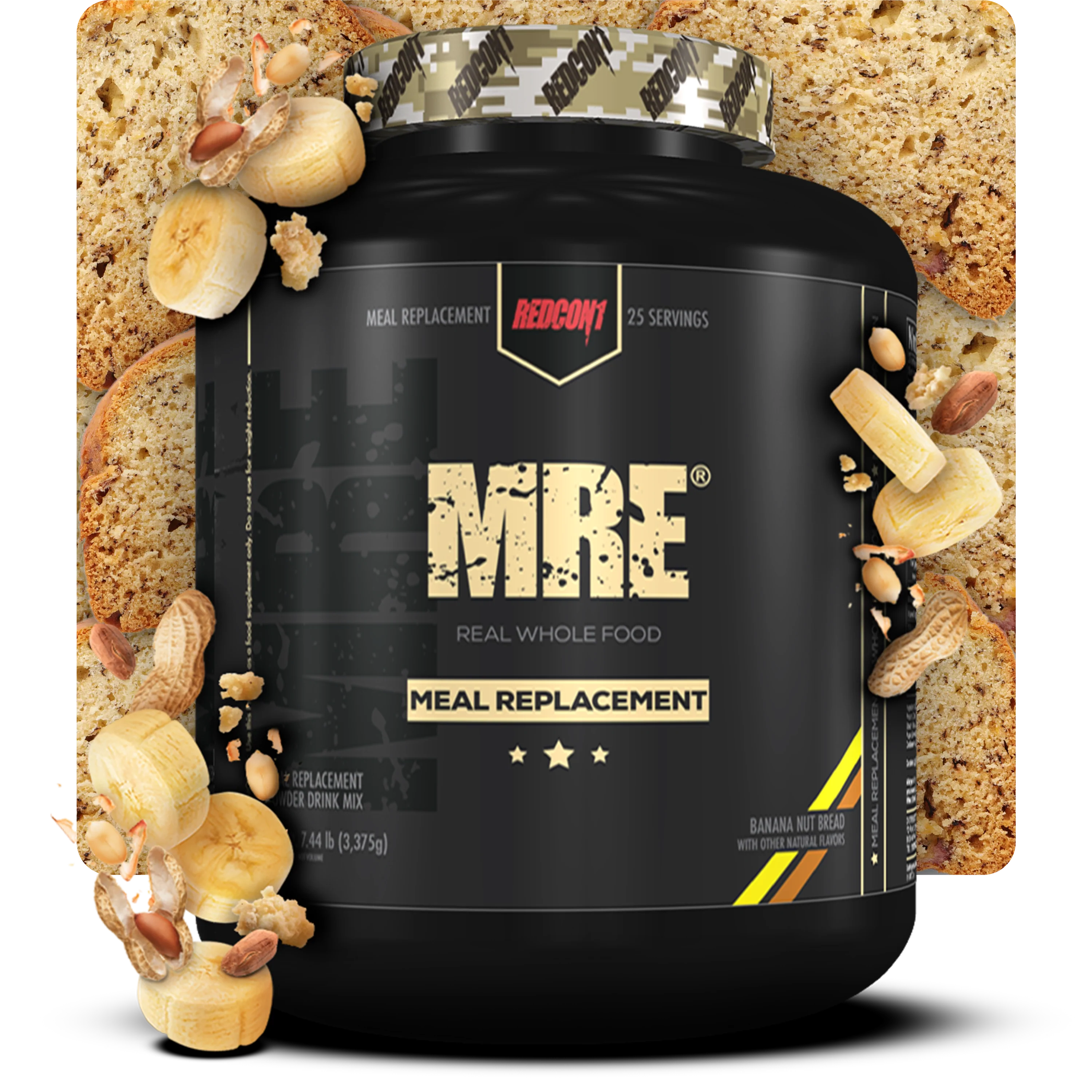 REDCON 1 MRE MEAL REPLACEMENT WHOLE FOOD PROTEIN - 7lb