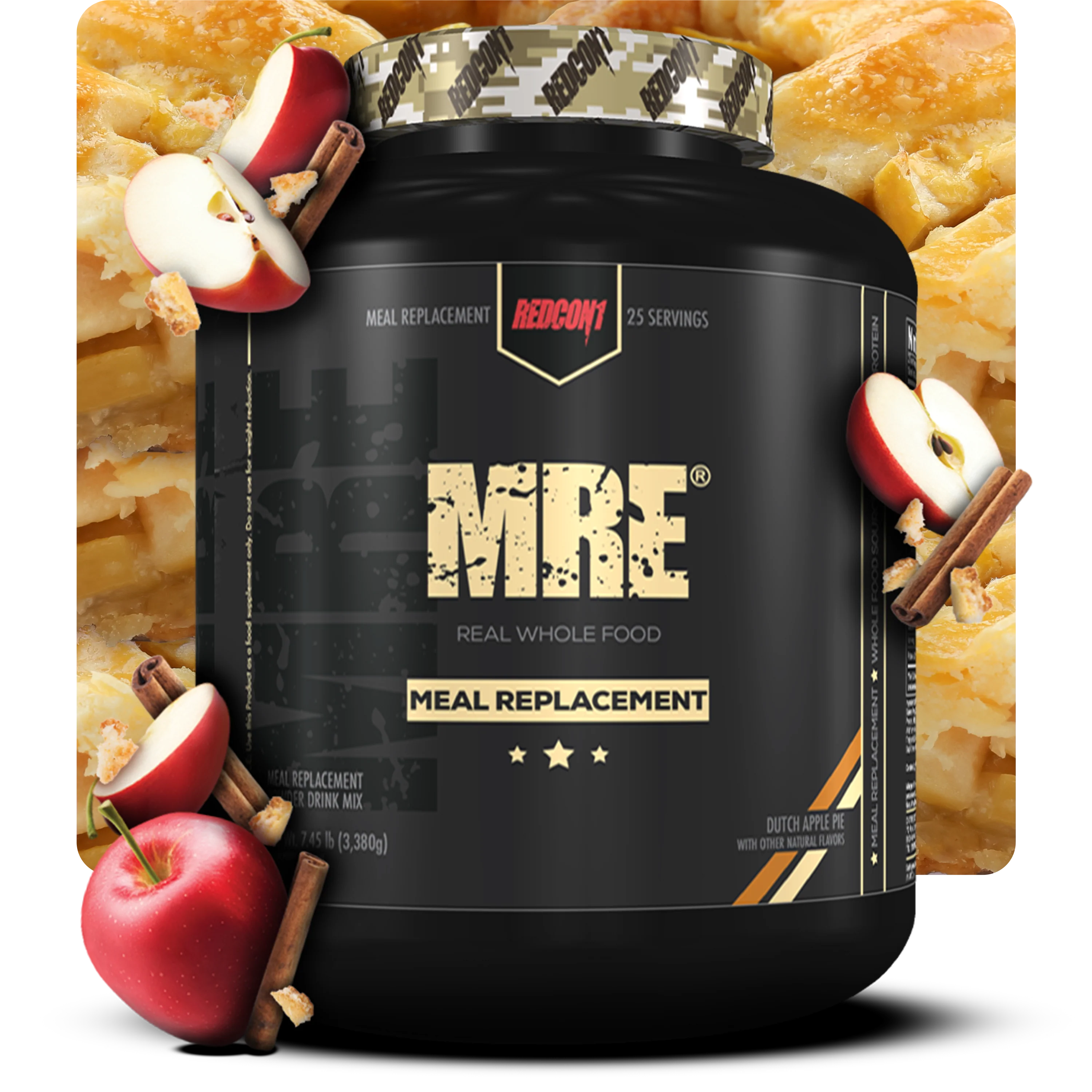 REDCON 1 MRE MEAL REPLACEMENT WHOLE FOOD PROTEIN - 7lb