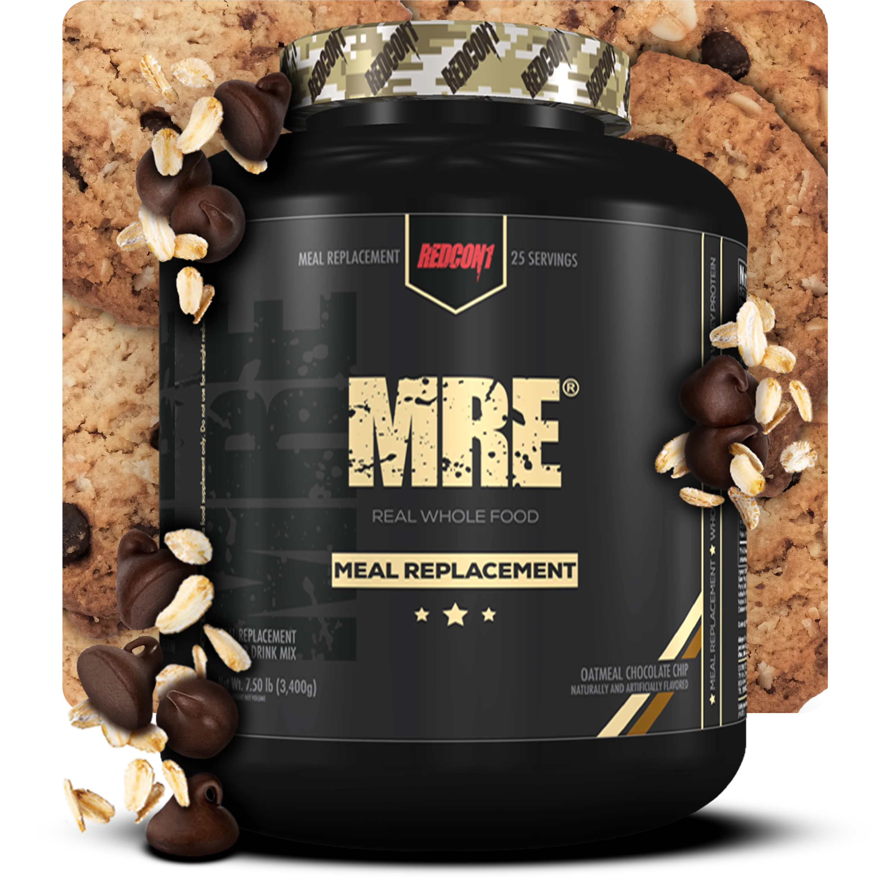 REDCON 1 MRE MEAL REPLACEMENT WHOLE FOOD PROTEIN - 7lb