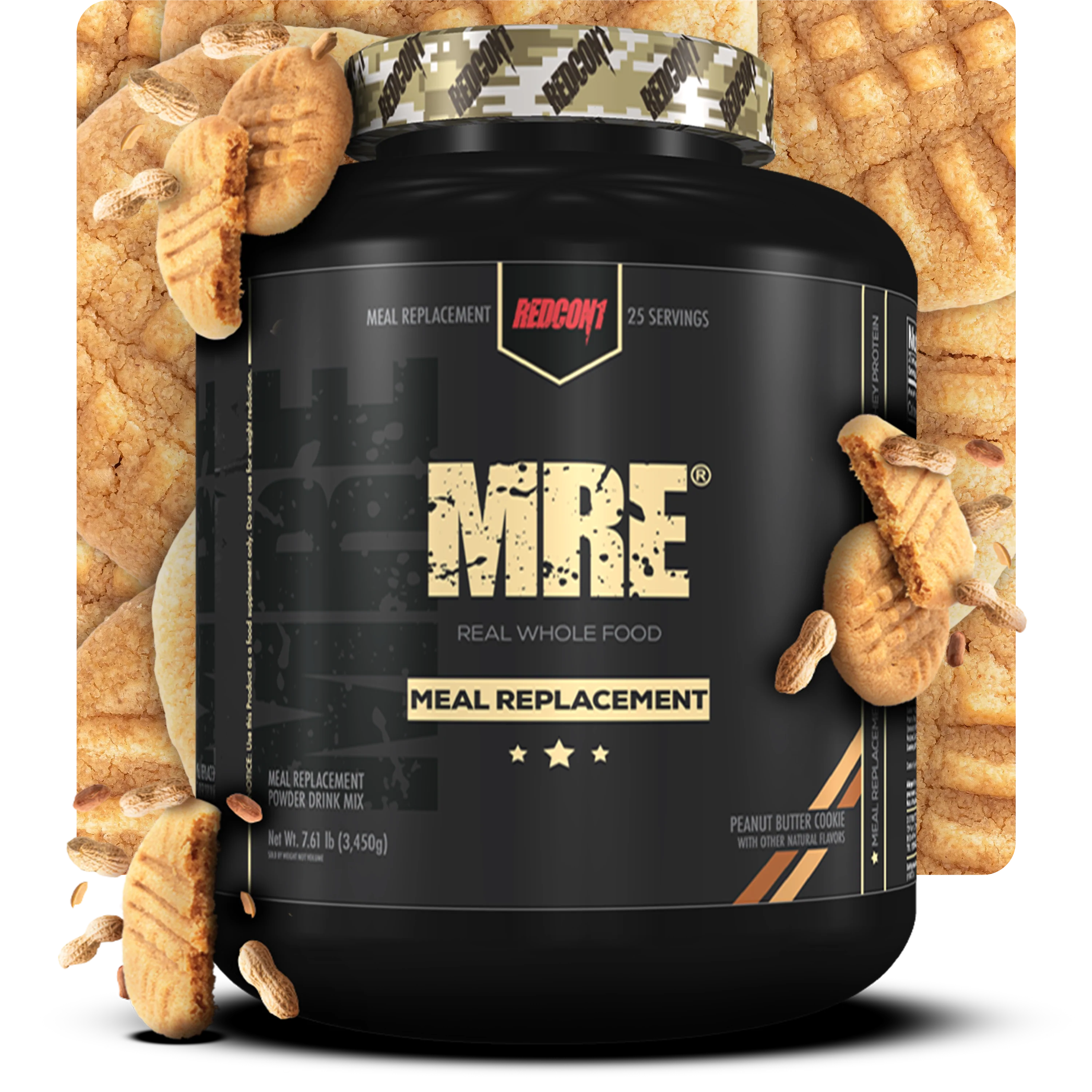 REDCON 1 MRE MEAL REPLACEMENT WHOLE FOOD PROTEIN - 7lb