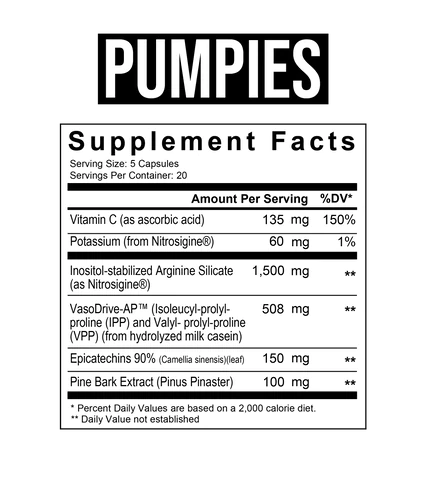 PUMPIES // Nitric Oxide Support
