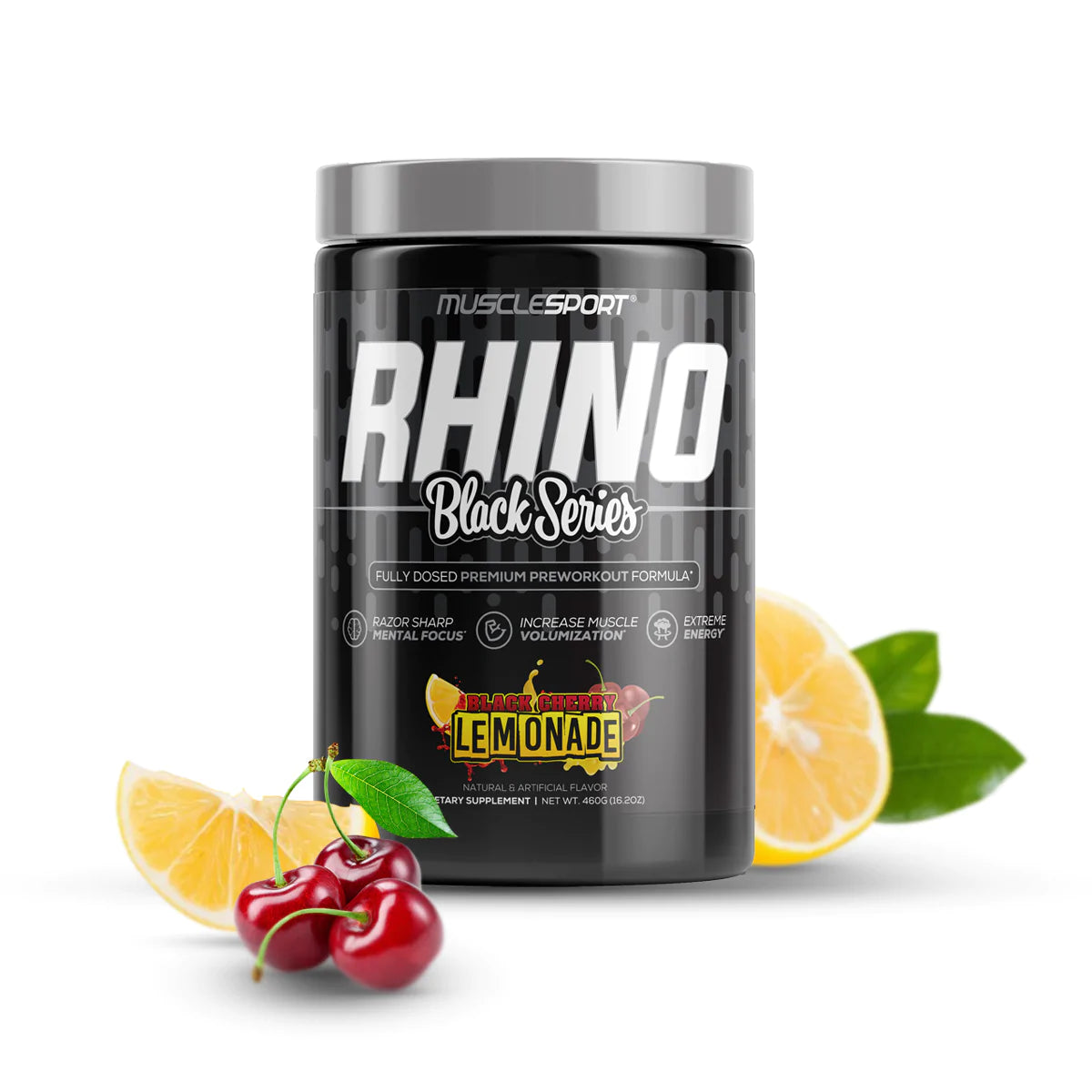 MUSCLE SPORT Rhino BLACK Preworkout V2