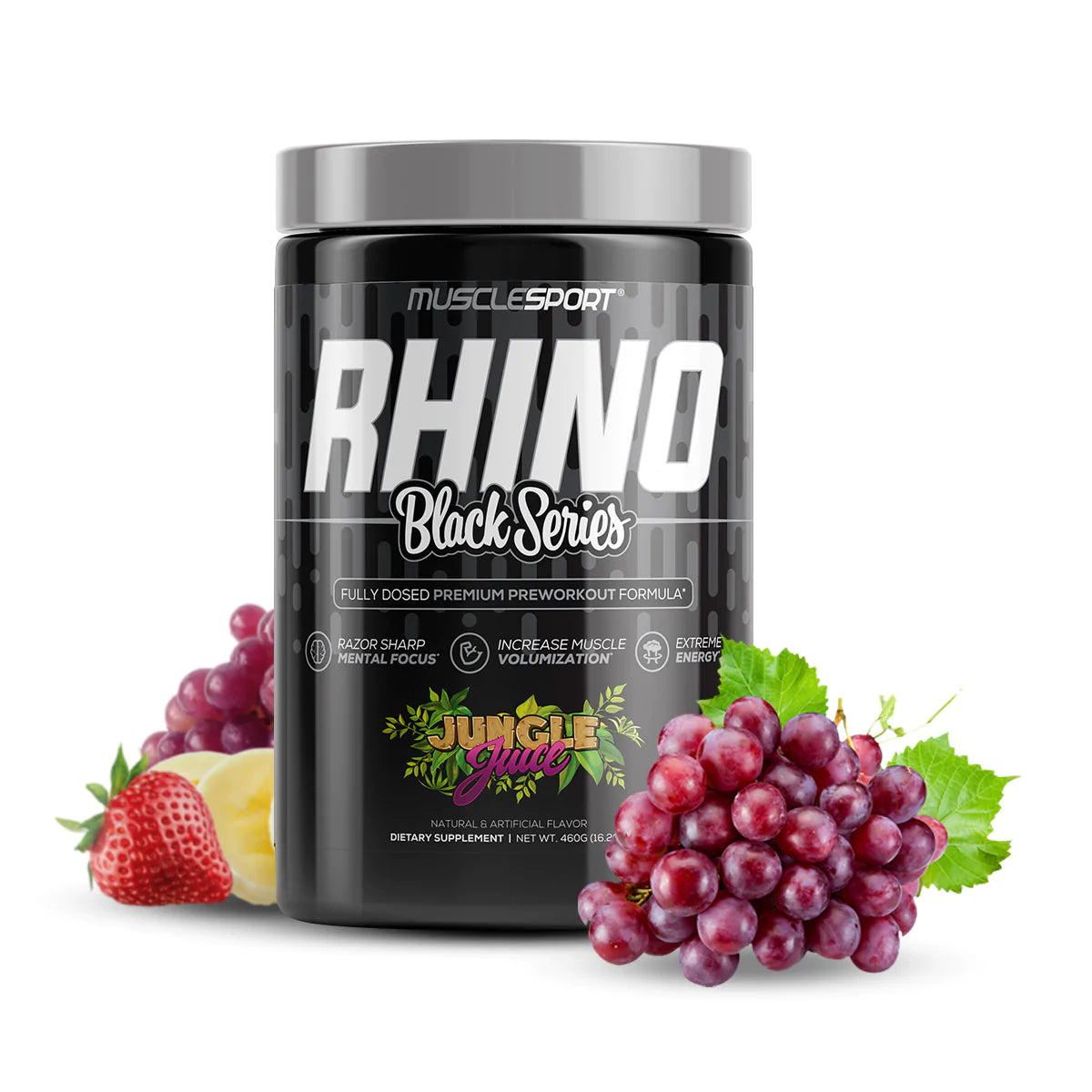MUSCLE SPORT Rhino BLACK Preworkout V2