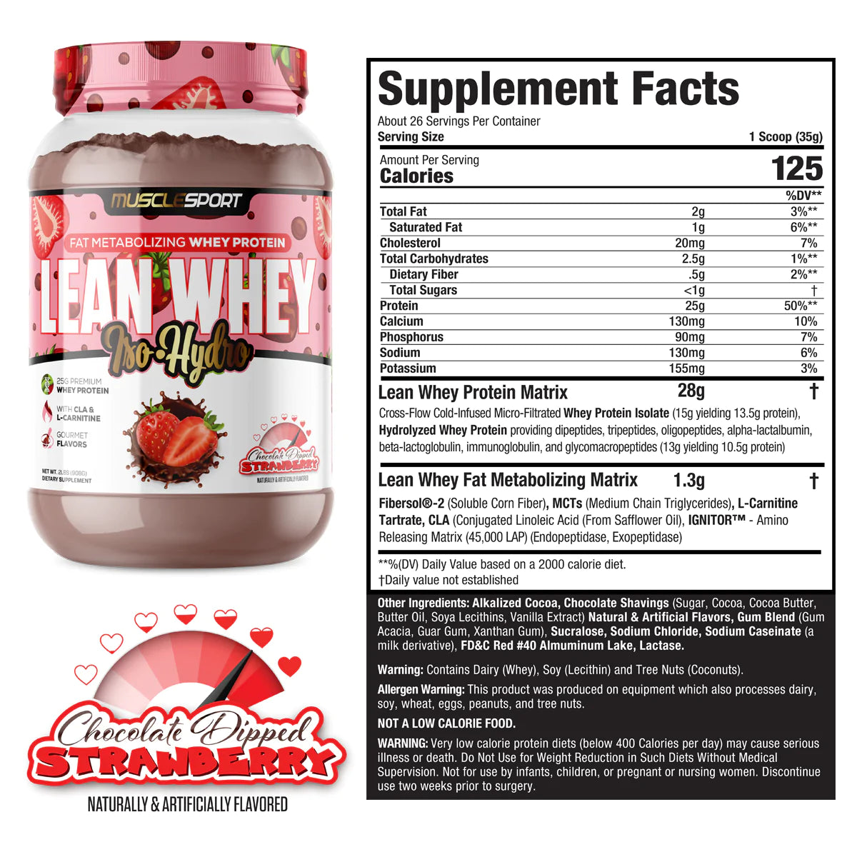 MUSCLE SPORT LEAN WHEY 2lb
