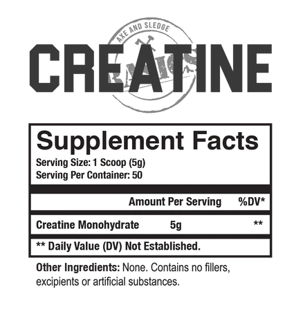 Axe & Sledge // Creatine