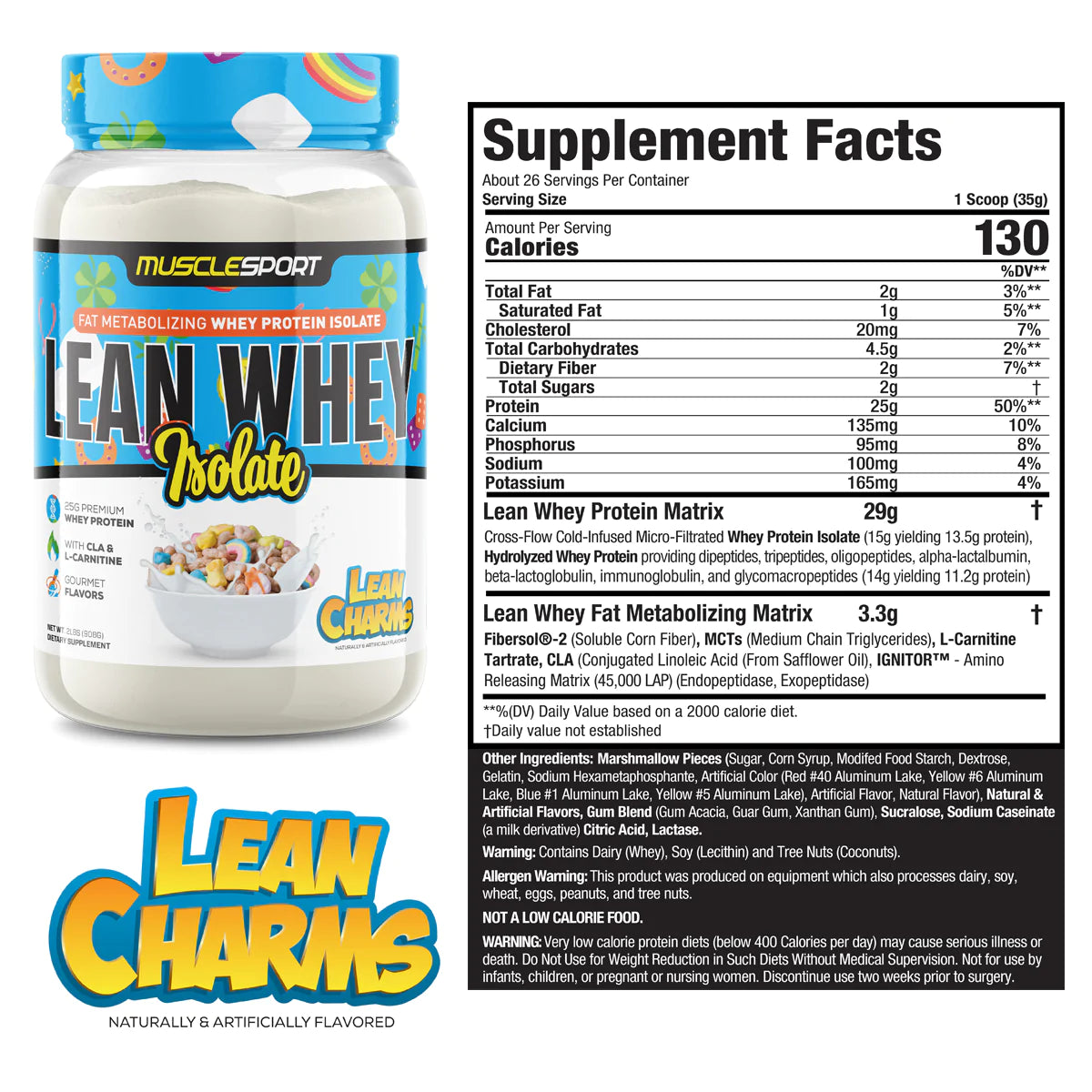 MUSCLE SPORT LEAN WHEY 2lb