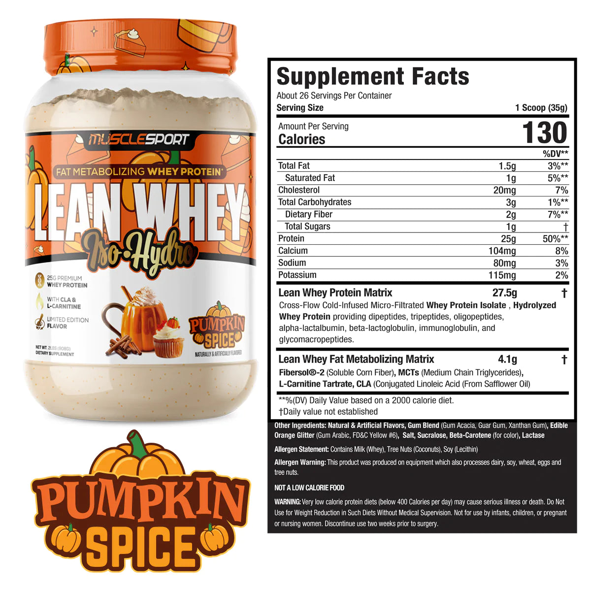 MUSCLE SPORT LEAN WHEY 2lb