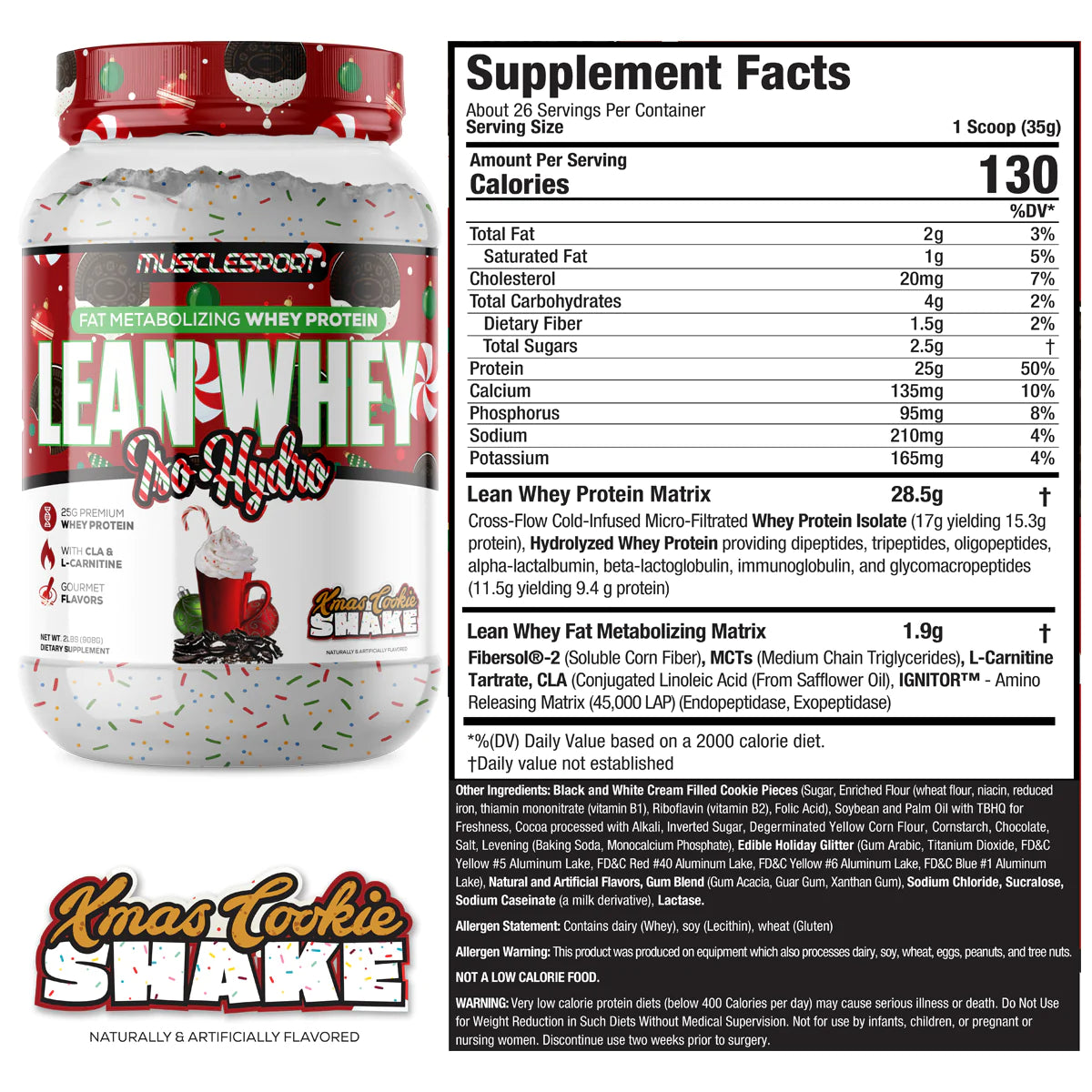 MUSCLE SPORT LEAN WHEY 2lb