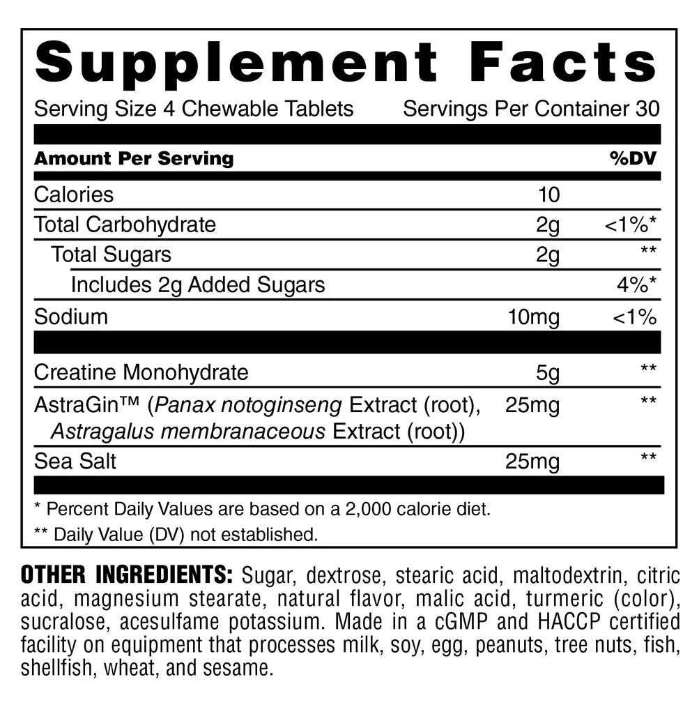 Animal Creatine Chews
