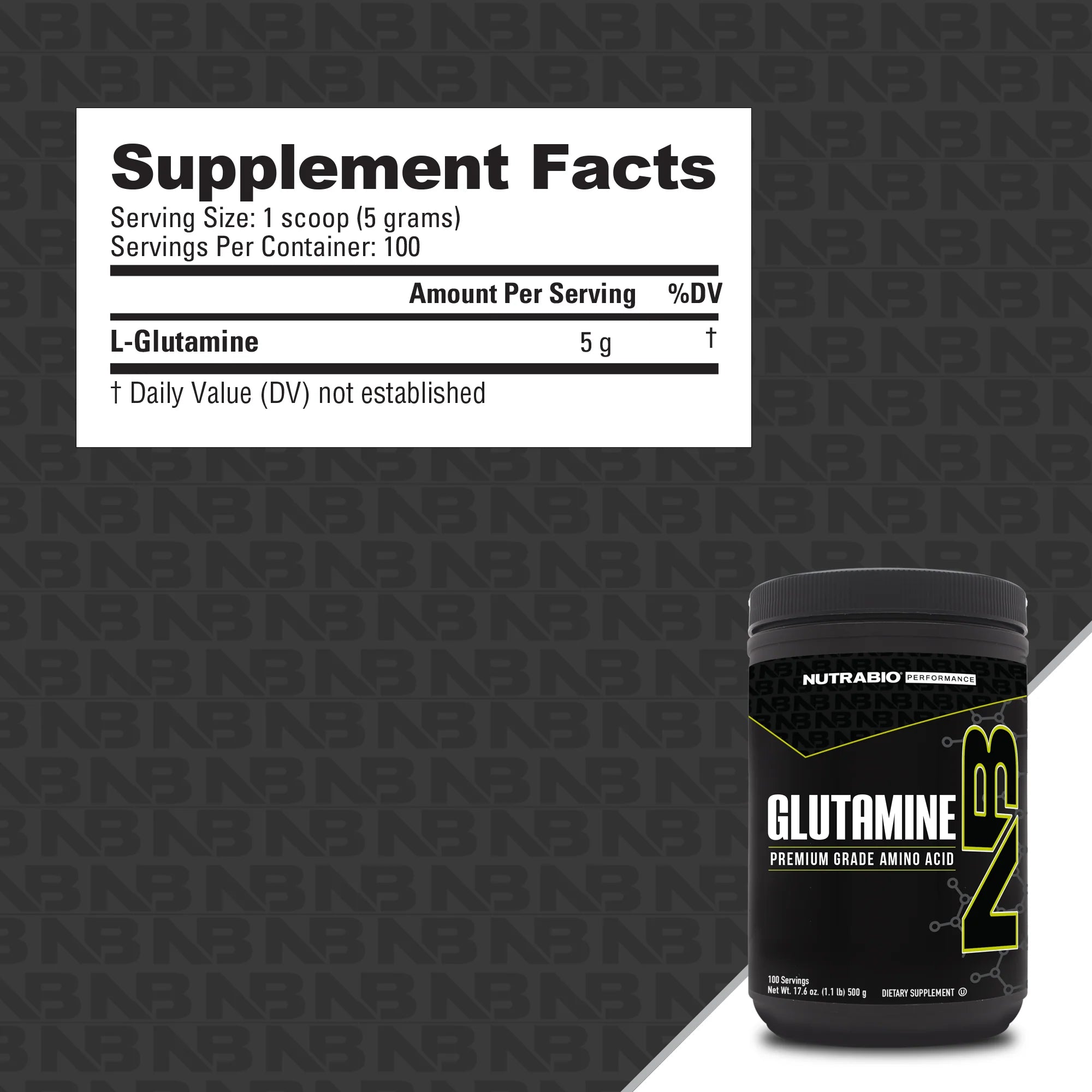 NutraBio Glutamine