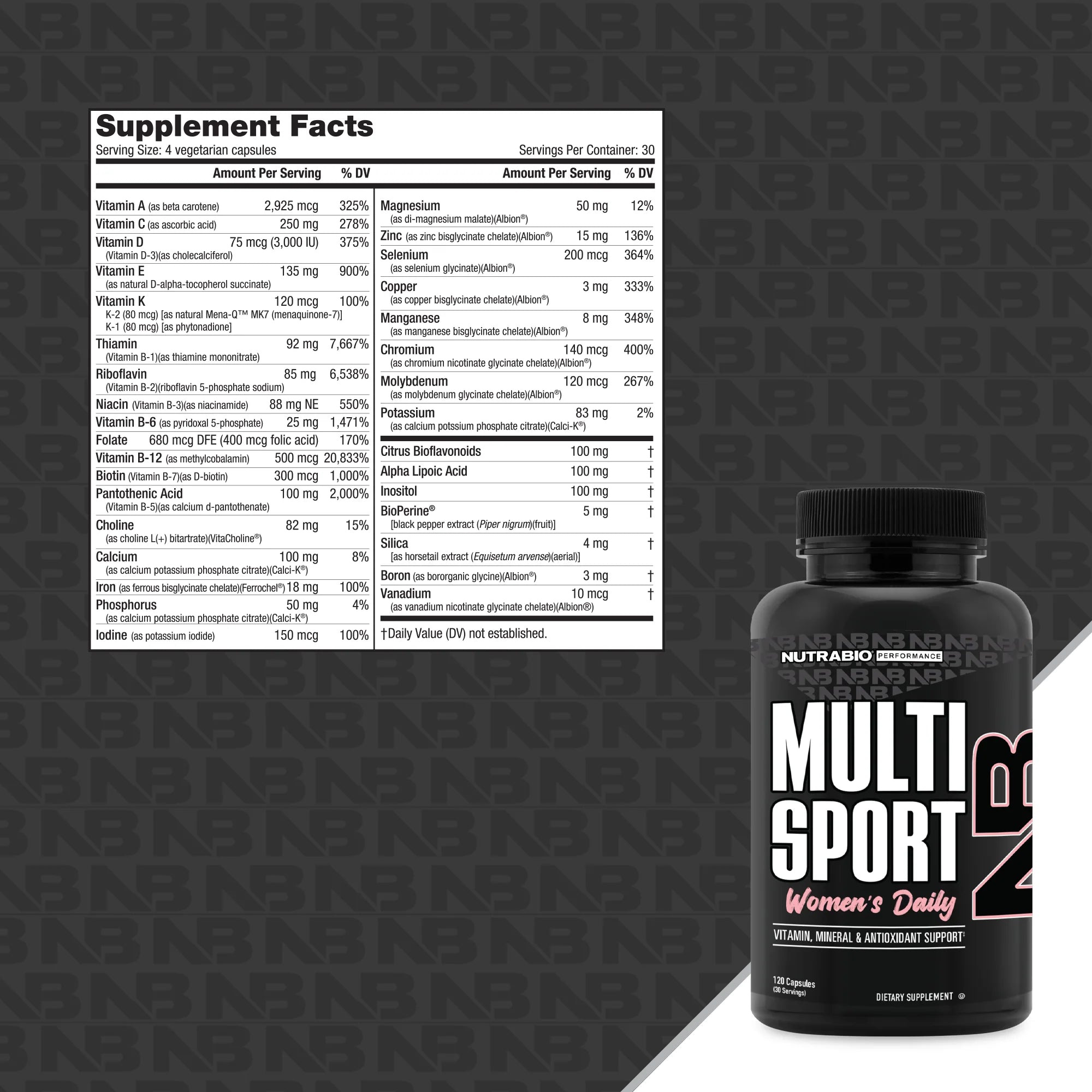 Nutra Bio MultiSport for Women