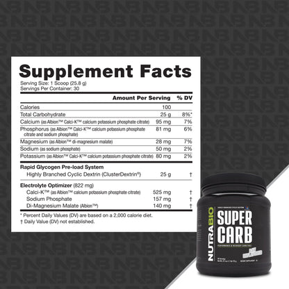 NUTRA BIO Super Carb