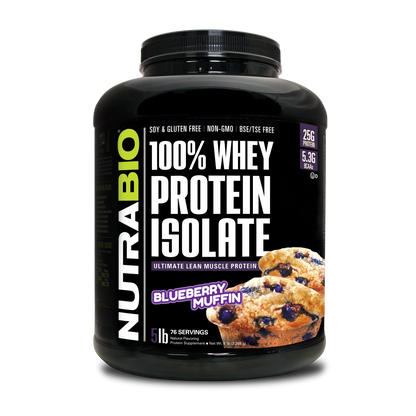 NUTRA BIO WHEY PROTEIN ISOLATE 5LB