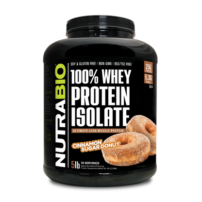 NUTRA BIO WHEY PROTEIN ISOLATE 5LB