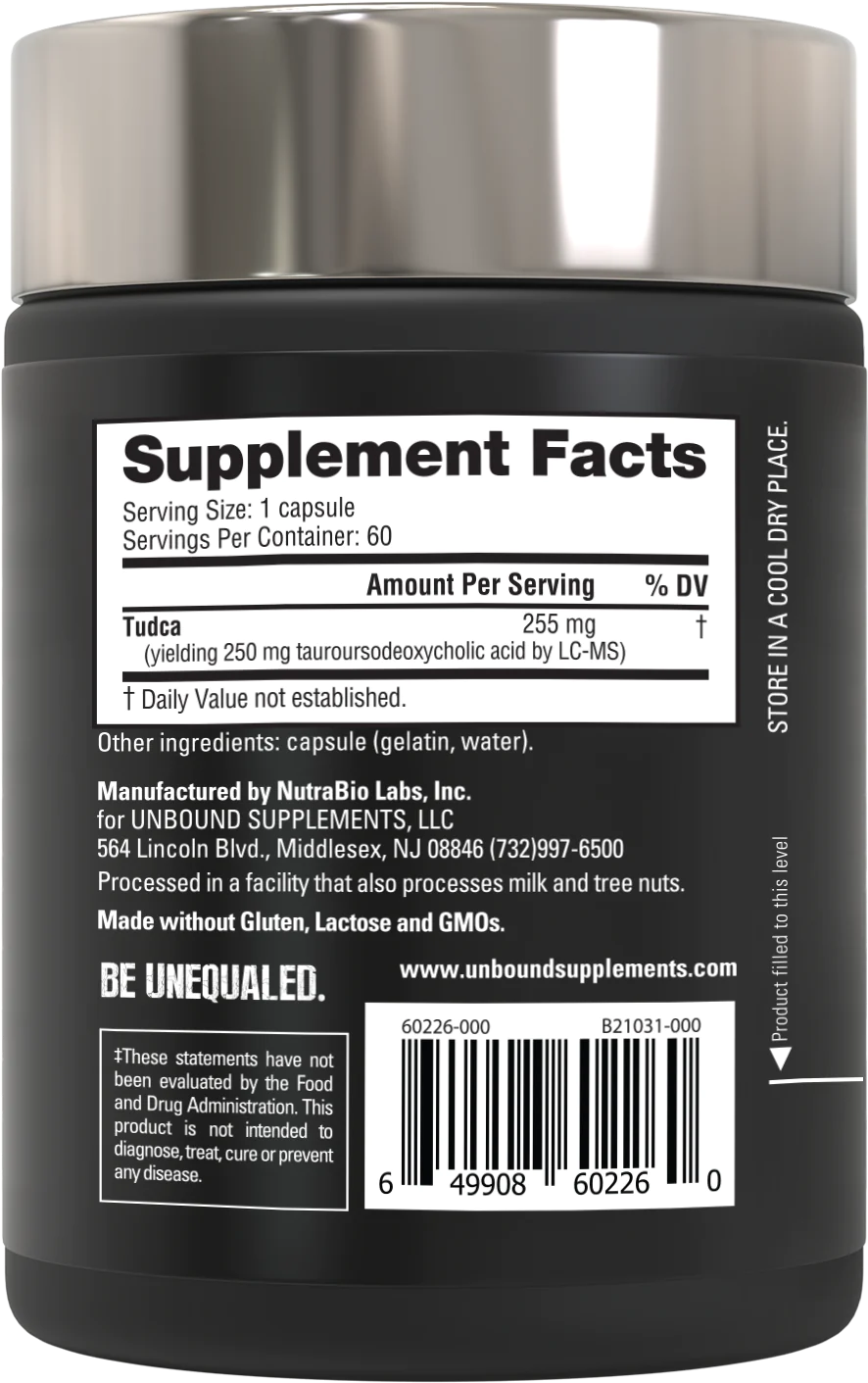 Unbound Tudca  Supports Liver Detoxification