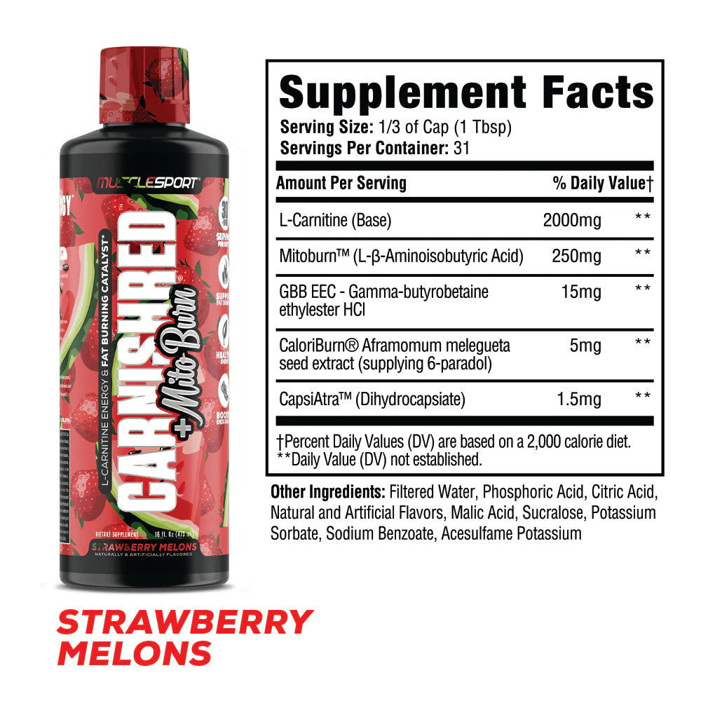 CarniShred®+ Mitoburn® 16oz Liquid