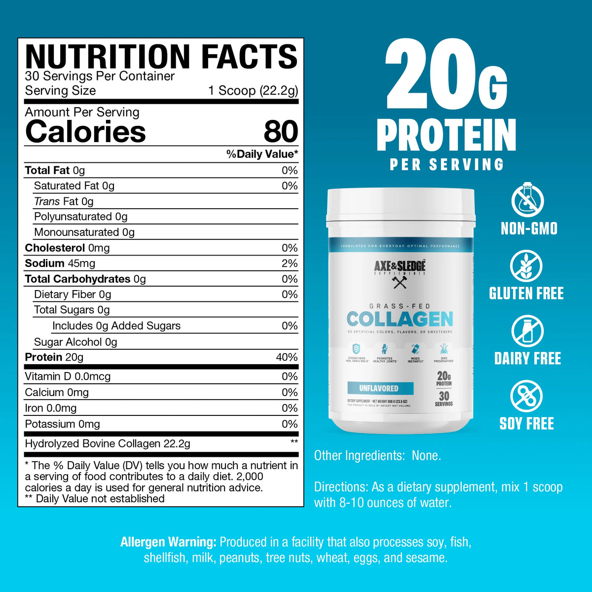 AXE & SLEDGE COLLAGEN
