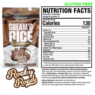 Muscle Sport Cream'd Rice Gourmet - Hot Cereal - 25 Servings