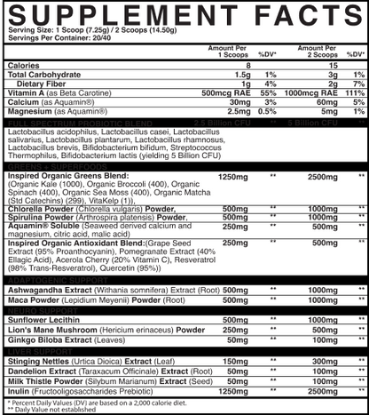 Inspired GREENS SUPERFOOD POWDER