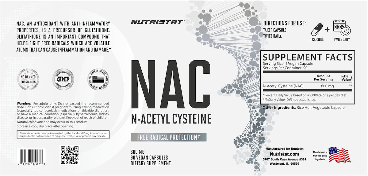 Nutristat N-Acetyl Cysteine