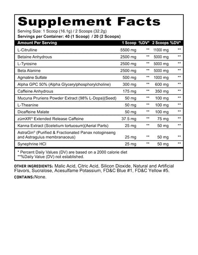 Panda x V1 - PANDAMUS Pre-Workout (3 Levels)
