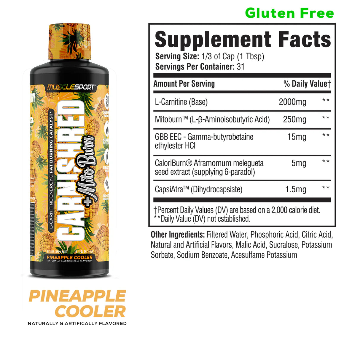 CarniShred®+ Mitoburn® 16oz Liquid