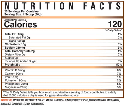 INSPIRED ISO - PF PASTURE FED ISOLATE