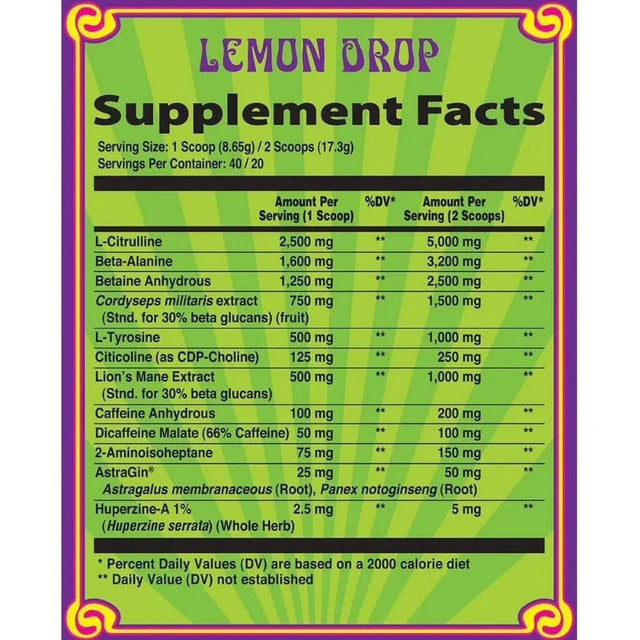 Heroic Harvest Escape Fungi & Mushroom Infused Pre-Workout
