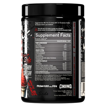 Condemned Labz SOULS 4 SALE High-Stim Pre-Workout