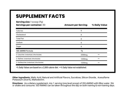 MANSPORTS ISO-AMINO - 30 Servings