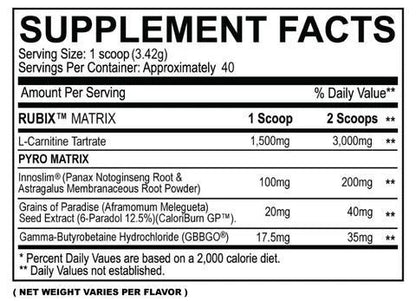 MYOBLOX RUBIX® CARNITINE THERMOGENIC