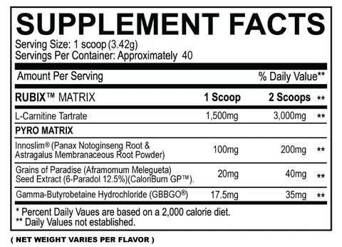 MYOBLOX RUBIX® CARNITINE THERMOGENIC